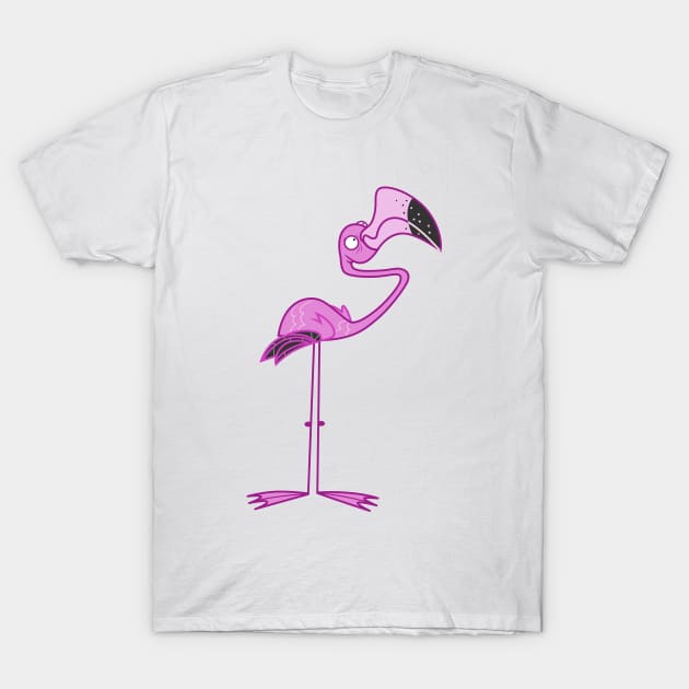 Flamingo 2 T-Shirt by CloudyGlow